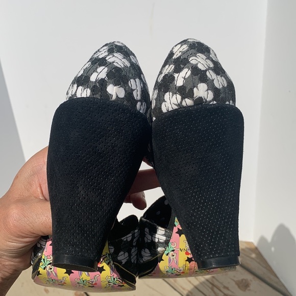 Polka dot pumps IRREGULAR CHOICE black white 36.5 - Picture 9 of 12